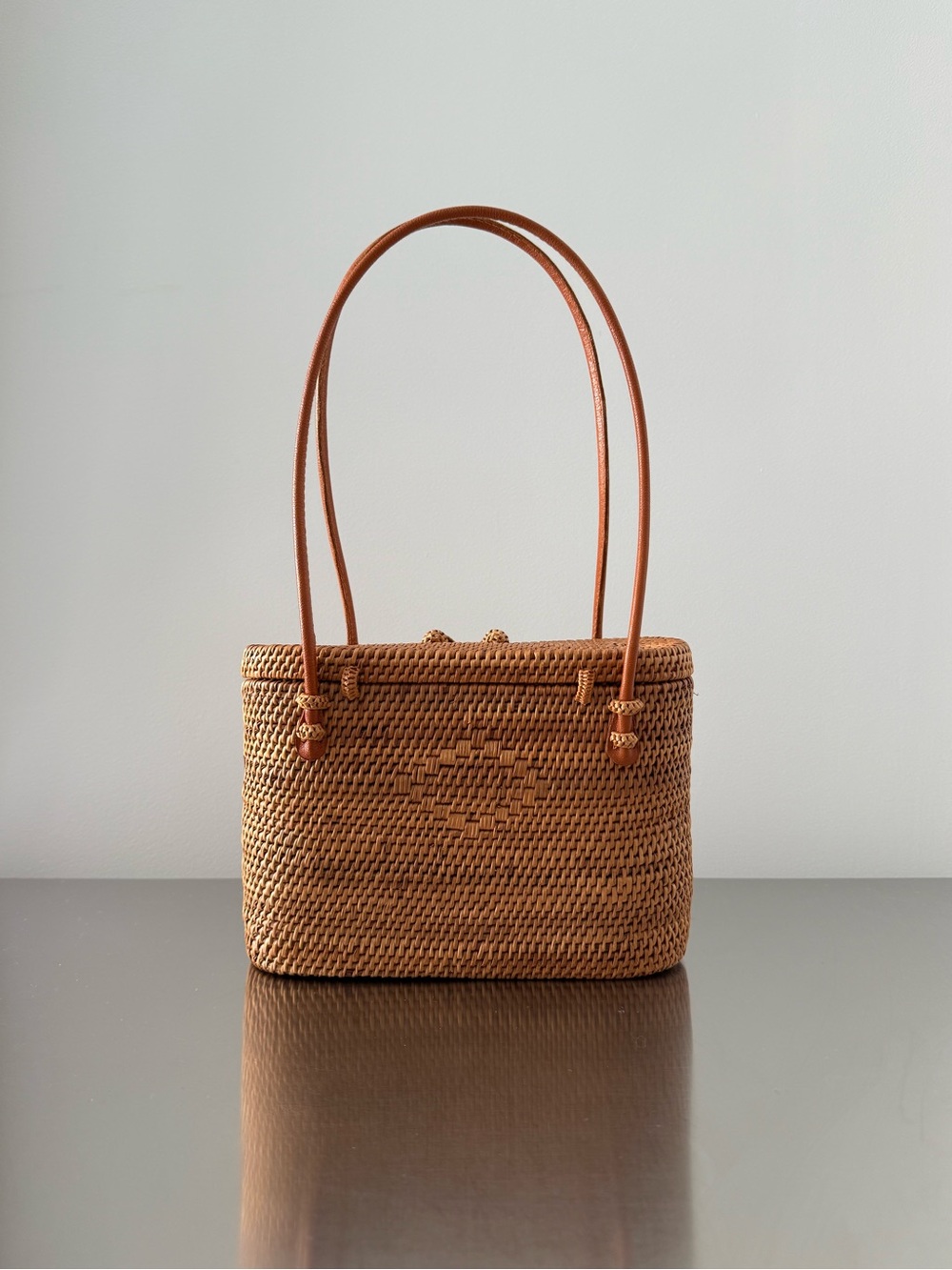 Handmade Bali Rattan Bag - Picture 2 of 5